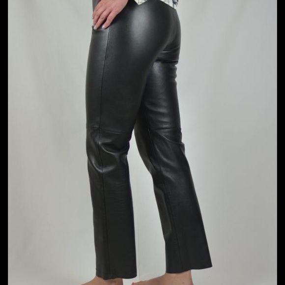 leather pants size 12